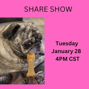 Share Show‎ Yours and Mine Jan. 28th, Tuesday 4PM CST